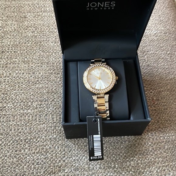 Jones New York genuine diamond gold women watch - Picture 4 of 7